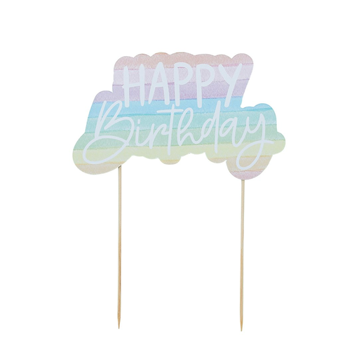 [P07.HBER106] Eco Birthday' Card Cake Topper