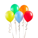 Rainbow 12" Balloons 5pz