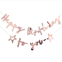Banner HBday To You Rose Gold 2m
