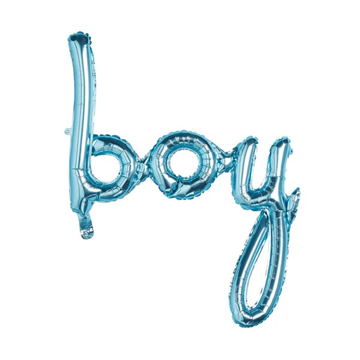 [P07.HBGP110] Foil Ballon blue 'boy'