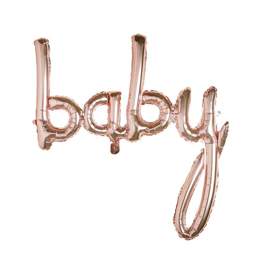 [P07.HBGP111] Foil Ballon rose gold 'baby'