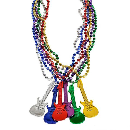 [P05.435] Collar Mardi Gras Guitarra