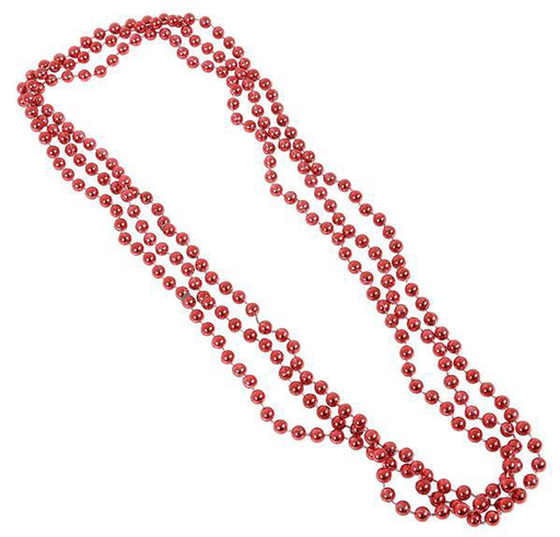 [P05.527] Collar Mardi Gras Rojo C/12