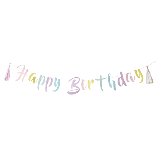 [P08.608358] Banner Happy Bday Arcoiris