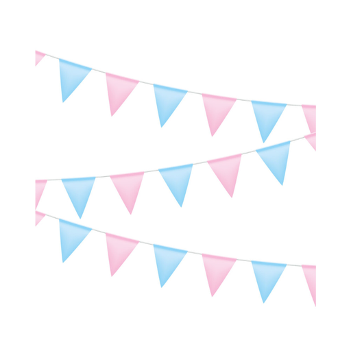 [P04.5056/4] Banderines Rosa y Azul