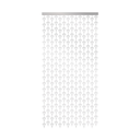 Cortina Figuras Diamante Plata