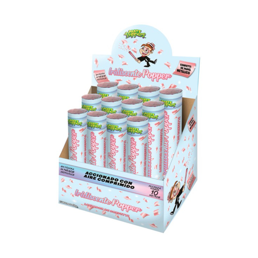 [P04.5361/1] Party Popper 20cm Iridiscente