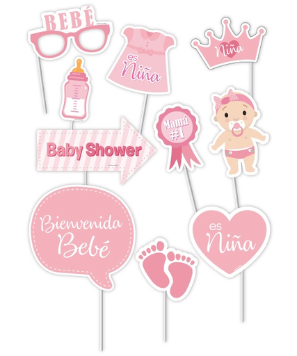 [P04.5316/2] Photo Props Es Niña 10pz