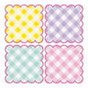 Placemats Pastel Gingham 8pz
