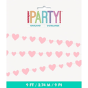 Banner Rosa Baby Corazones