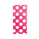 Bolsa Celofan Rosa Puntos 25pz