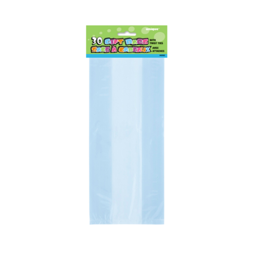 [P06.62033] Bolsa Celofan Azul Pastel 30pz