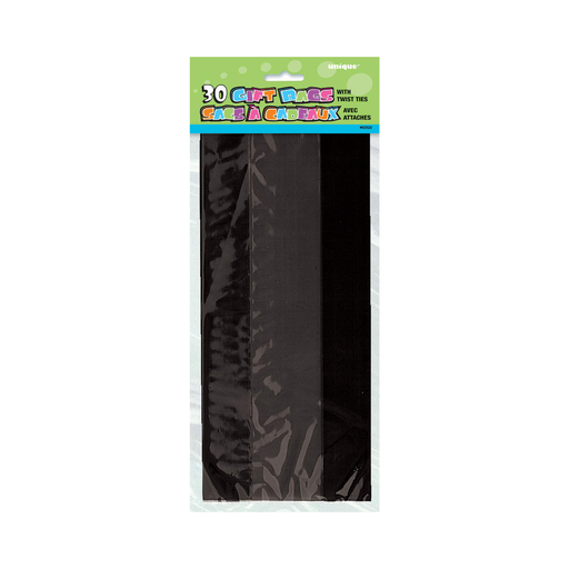 [P06.62522] Bolsa Celofan Negro 30pz
