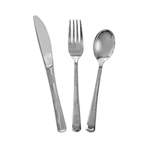 [P06.30260] Cubiertos Silverware Silver 18pz
