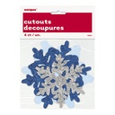 Snowflake Ass Glitter Cutout C/6