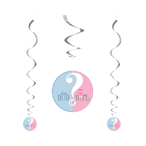 [P06.47400] Dizzy Dangler Gender Reveal 3pz