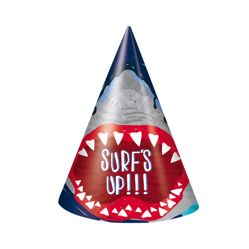 [P06.72541] Gorro Shark Party 8pz