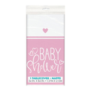 Mantel Pink Hearts Baby Shower