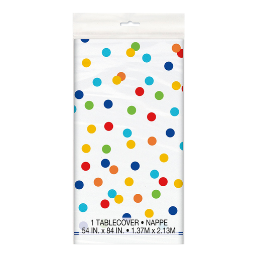 [P06.58253] Mantel Rainbow Polka Dots