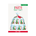 Gift Bag Jumbo Colorful Santa