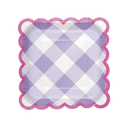 Plato 7 Pastel Gingham 8pz
