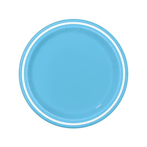 [P06.39794] Plato 7 Striped Powder Blue 8pz