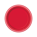 Plato 7 Striped Red 8pz