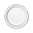 Plato 7 Foil Elegant Silver Dots 8pz