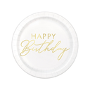Plato 7 Foil Gold Happy Birthday