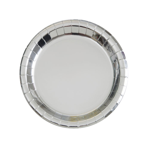 [P06.32284] Plato 7 Foil Plata 8pz
