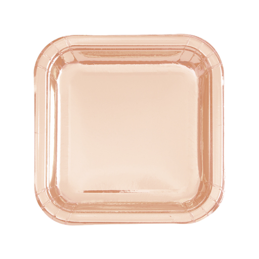 [P06.53454] Plato 7 Sq Foil Rose Gold C/8