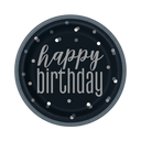 Glitz Black Plato 9" HBD