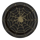 Plato 9 Black & Gold Spider Web C/8