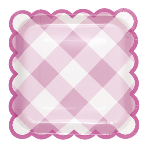 [P06.25535] Plato 9 Pastel Gingham 8pz