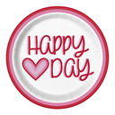 Plato 9 Retro Valentine Hearts 8pz