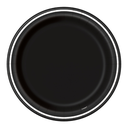 Plato 9 Striped Black 8pz