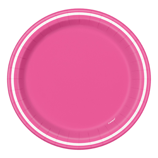 [P06.35535] Plato 9 Striped Hot Pink 8pz