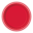 Plato 9 Striped Red 8pz