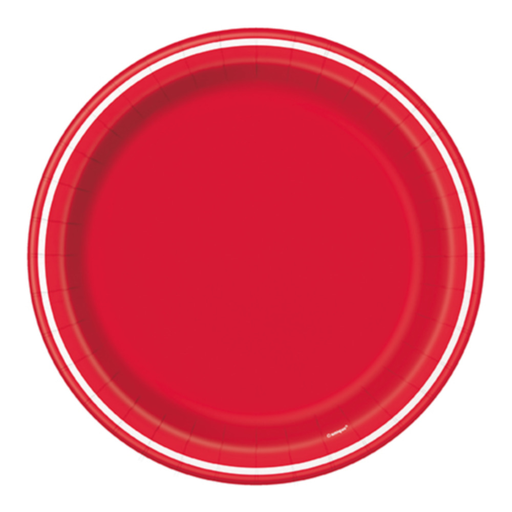 [P06.36145] Plato 9 Striped Red 8pz