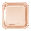 Plato 9 Sq Foil Rose Gold C/8