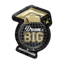 Starry Graduation Shp Plate 8pz