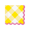 Serv. Ch Pastel Gingham 16pz