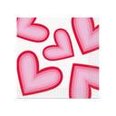 Serv. Ch Retro Valentine Hearts 16pz