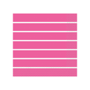 Serv. Ch Striped Hot Pink 16pz