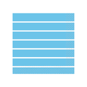 Serv. Ch Striped Powder Blue 16pz