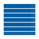 Serv. Ch Striped Royal Blue 16pz