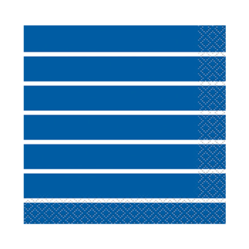 [P06.39701] Serv. Ch Striped Royal Blue 16pz