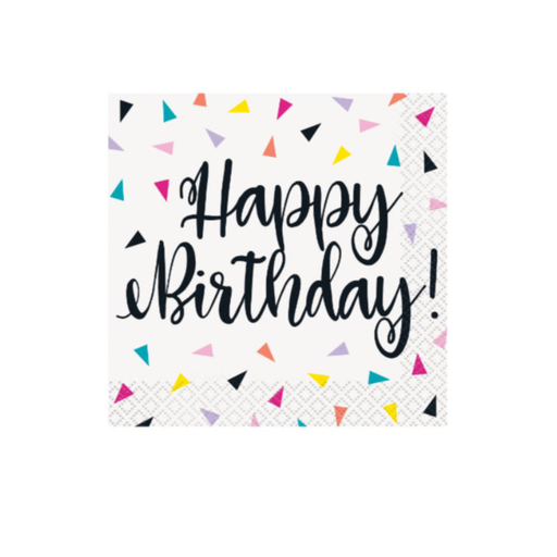 [P06.73141] Serv. Ch Triangle Confetti Bday 16pz