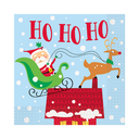 Serv. Gde Colorful Santa 16pz