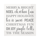 Serv. Gde Silver & Gold Snowflake 16pz